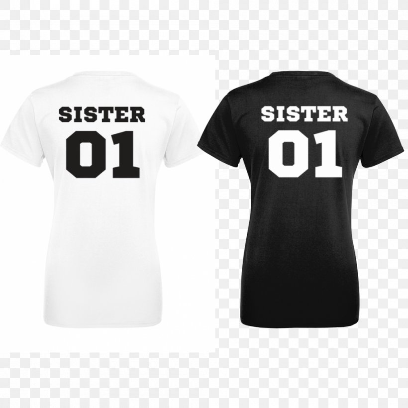 T-shirt Sports Fan Jersey Sister Woman Sleeve, PNG, 1000x1000px, Tshirt, Active Shirt, Bluza, Brand, Brother Download Free
