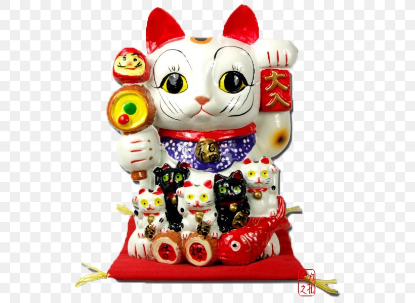Cat Maneki-neko Luck Ceramic Daruma Doll, PNG, 568x600px, Cat, Ceramic, Daruma Doll, Drawing, Feng Shui Download Free