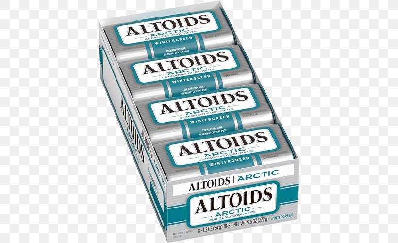 Altoids Mint Wintergreen Candy Flavor, PNG, 500x500px, Altoids, Brand, Candy, Customer Service, Flavor Download Free