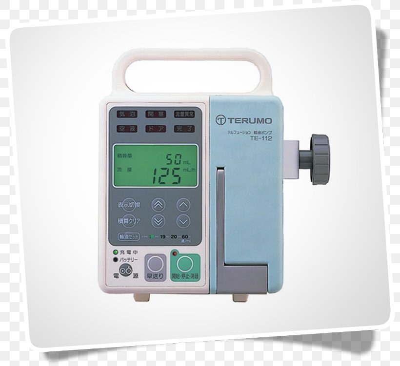 Infusion Pump Terumo Corporation Intravenous Therapy Syringe Medical Equipment, PNG, 800x751px, Infusion Pump, Aufguss, Electronics, Hardware, Health Download Free