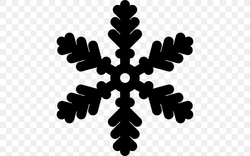 Snowflake Freezing, PNG, 512x512px, Snowflake, Black And White, Cold, Cross, Freezing Download Free