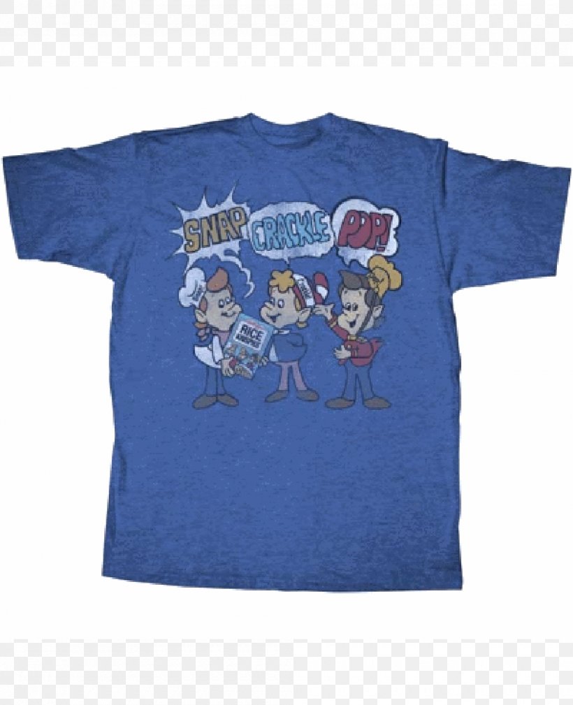 T-shirt Breakfast Cereal Cocoa Krispies Rice Krispies Snap, Crackle And Pop, PNG, 1000x1231px, Tshirt, Active Shirt, Blue, Breakfast Cereal, Clothing Download Free