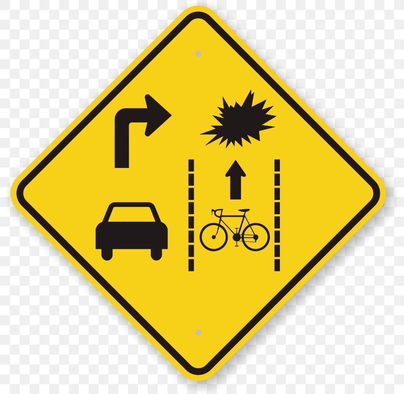 Traffic Sign Road Warning Sign, PNG, 800x800px, Traffic Sign, Area, Bicycle, Brand, Carriageway Download Free