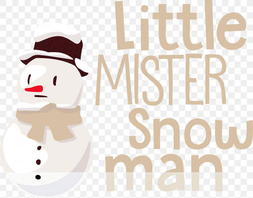 Little Mister Snow Man, PNG, 3000x2353px, Little Mister Snow Man, Biology, Cartoon, Logo, M Download Free