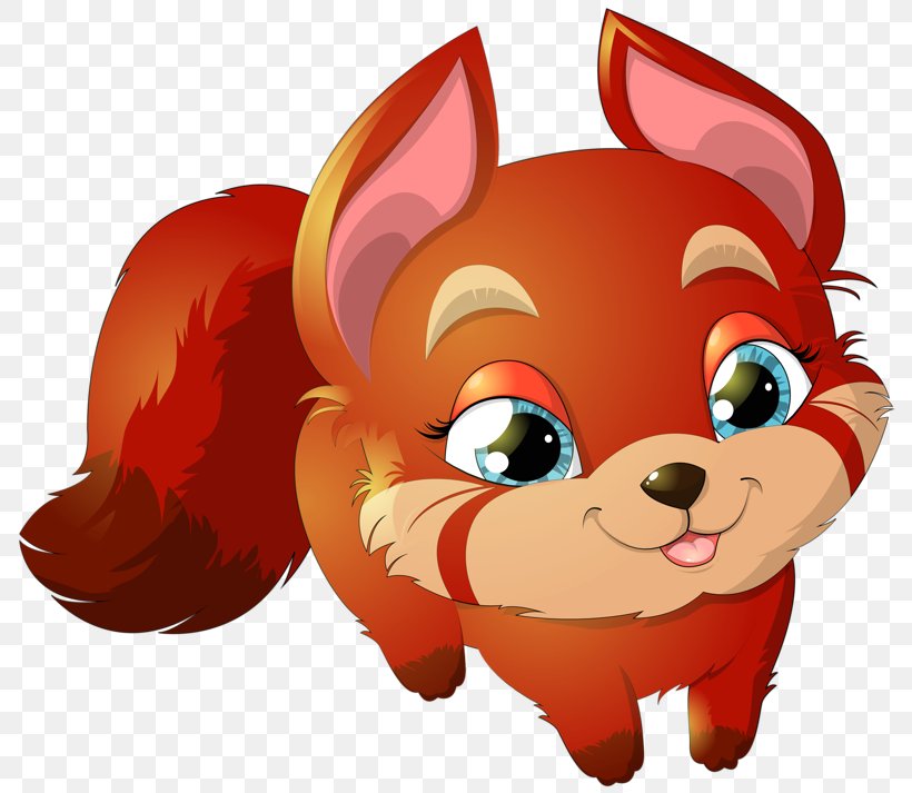 Red Fox Euclidean Vector Sticker Illustration, PNG, 800x713px, Watercolor, Cartoon, Flower, Frame, Heart Download Free