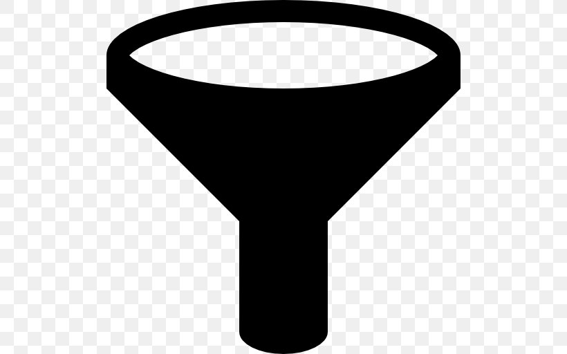 Icon Design Filter Funnel, PNG, 512x512px, Icon Design, Black And White, Drinkware, Filter Funnel, Filtration Download Free