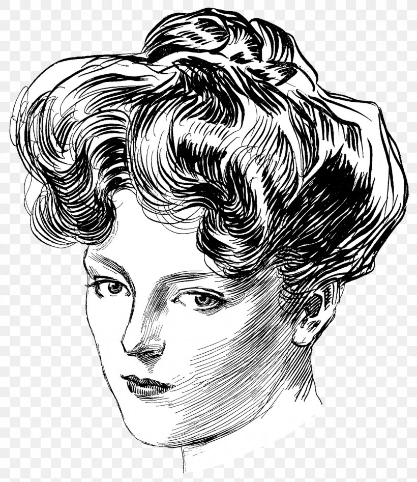 Gibson Girl Edwardian Era Drawing Artist Illustration Png