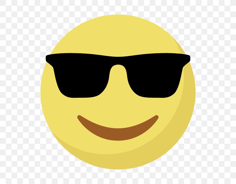 Smiley Sunglasses Clothing Emoji, PNG, 640x640px, Smiley, Clothing, Emoji, Emoticon, Eyewear Download Free