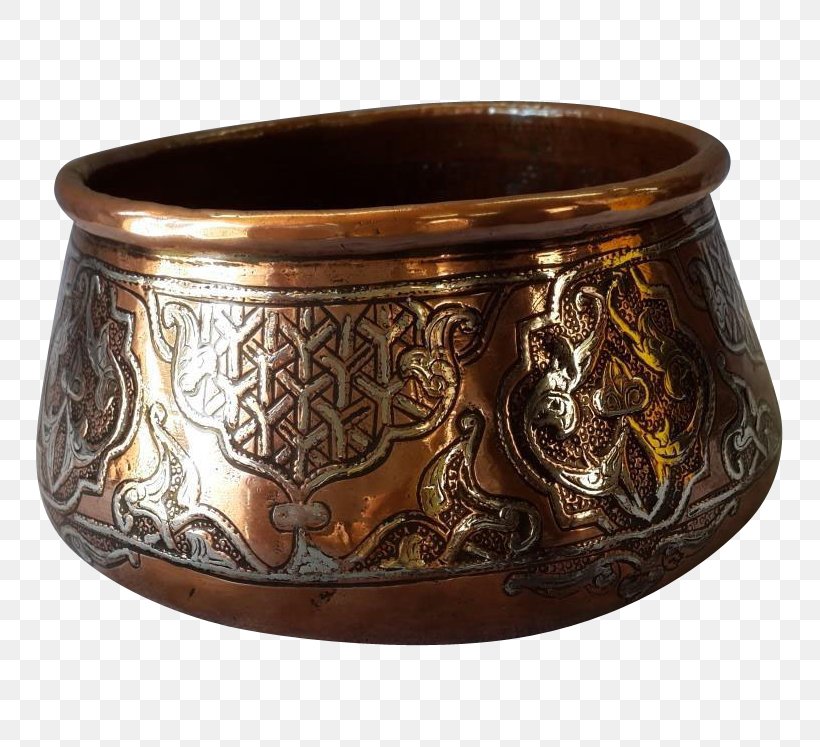 Inlay Copper Damascus Bowl Silver, PNG, 747x747px, Inlay, Antique, Bowl, Brass, Bronze Download Free