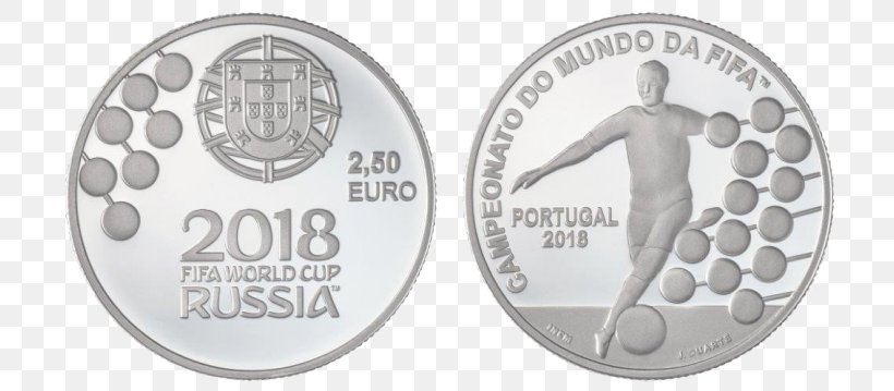 2018 World Cup Portugal National Football Team Belgian 2.5 Euro Coin, PNG, 740x359px, 5 Euro Note, 2018, 2018 World Cup, Coin, Currency Download Free