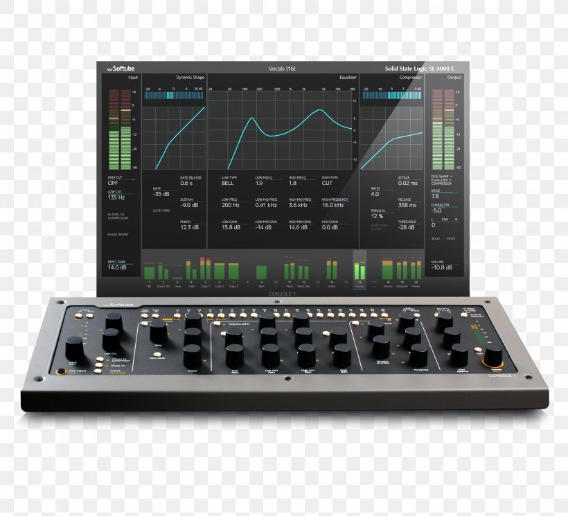 Softube Console 1 MKII Digital Audio Workstation Audio Mixers Computer Software, PNG, 2253x2048px, Softube Console 1 Mkii, Audio, Audio Mixers, Computer Hardware, Computer Software Download Free