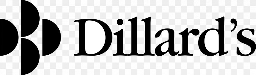 Logo Dillard's Brand Vector Graphics Font, PNG, 2400x704px, Logo, Black, Black And White, Black M, Brand Download Free