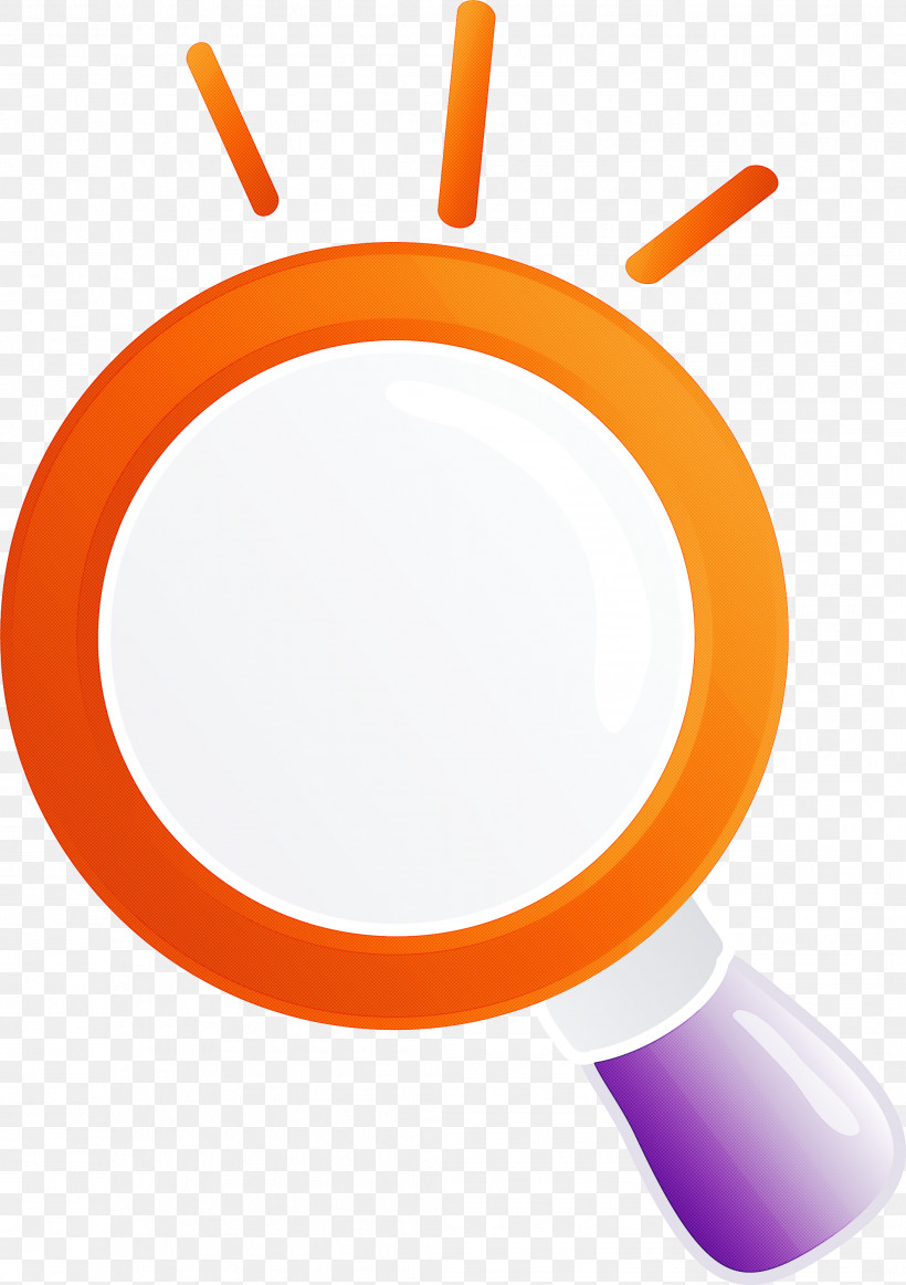 Magnifying Glass Magnifier, PNG, 2114x3000px, Magnifying Glass, Circle, Magnifier, Orange Download Free