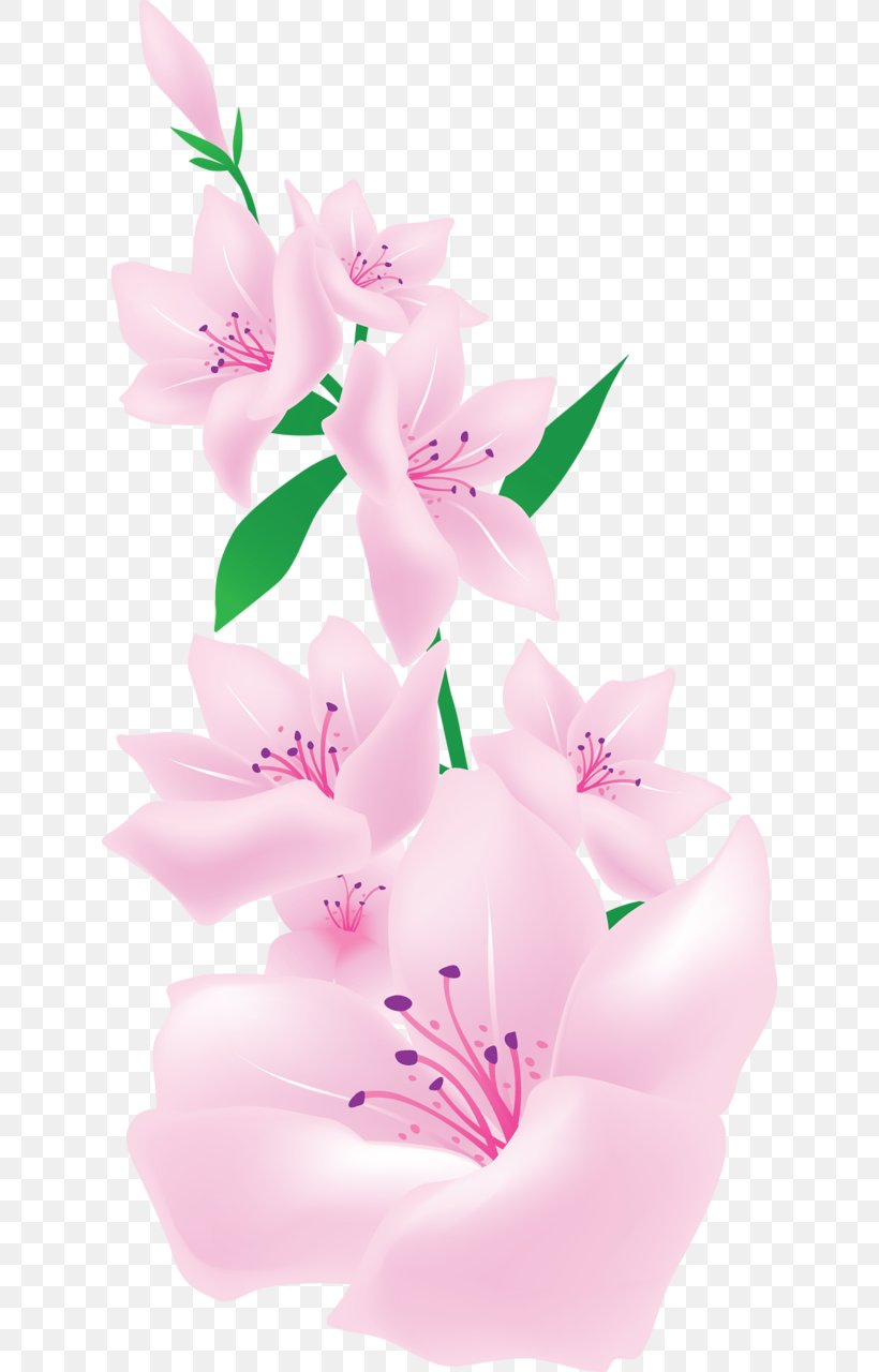 Pink Flowers Clip Art, PNG, 630x1280px, Flower, Art, Blossom, Deviantart, Flora Download Free