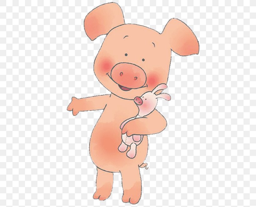 Everyone Hide From Wibbly Pig Piglet Wibbly Pig Likes Bananas Wibbly Pig Is Happy!, PNG, 490x664px, Watercolor, Cartoon, Flower, Frame, Heart Download Free