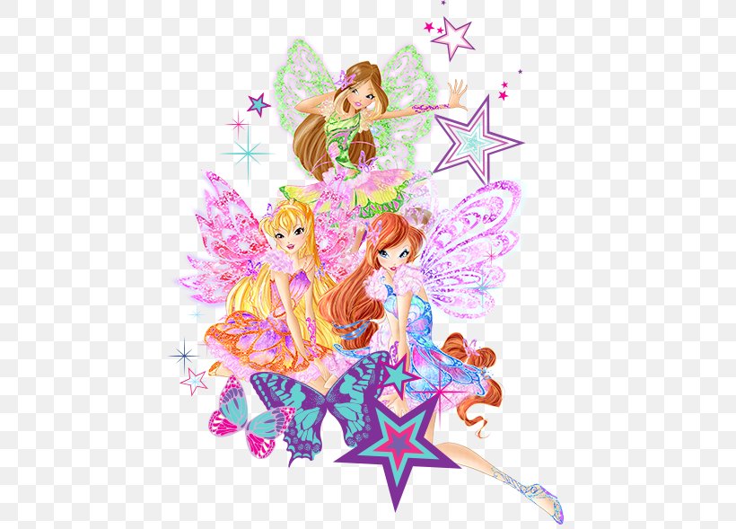 Flora Stella Winx Club, PNG, 447x589px, Flora, Angel, Art, Barbie, Butterflix Download Free