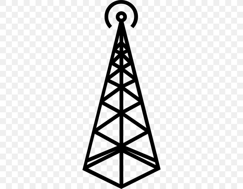 Telecommunications Tower Aerials Radio Broadcasting, PNG, 640x640px, Telecommunications Tower, Aerials, Amateur Radio, Black And White, Body Jewelry Download Free