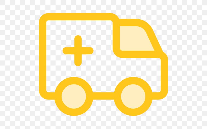 Ambulance Icon Design, PNG, 512x512px, Ambulance, Area, Brand, Emergency, Emergency Vehicle Download Free