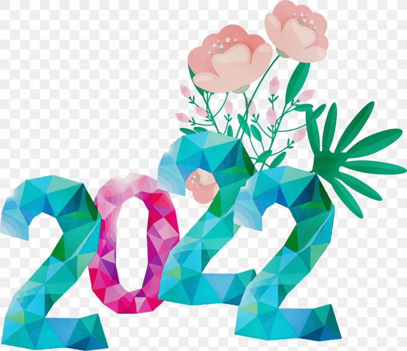 New Year, PNG, 3000x2592px, Watercolor, New Year, Paint, Poster, Royaltyfree Download Free