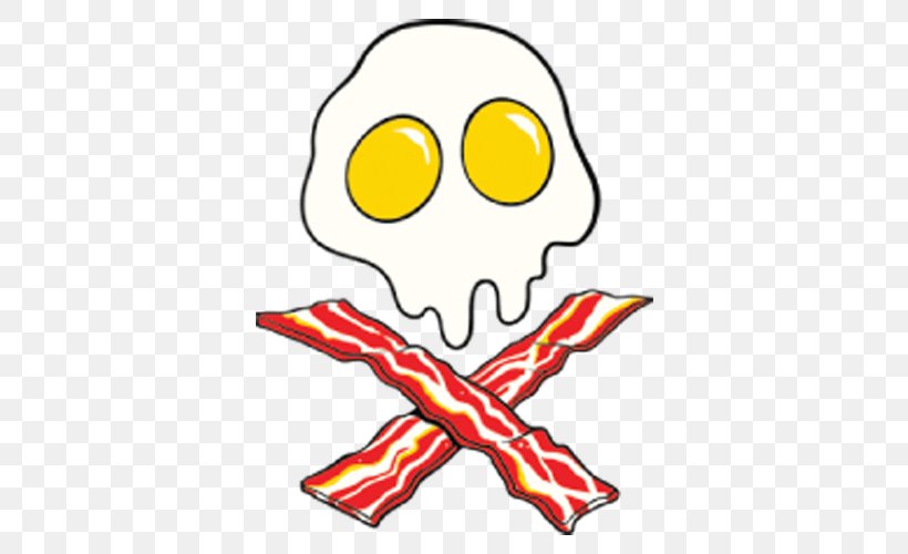 T-shirt Bacon, Egg And Cheese Sandwich Fried Egg Breakfast, PNG, 500x500px, Tshirt, Area, Artwork, Back Bacon, Bacon Download Free