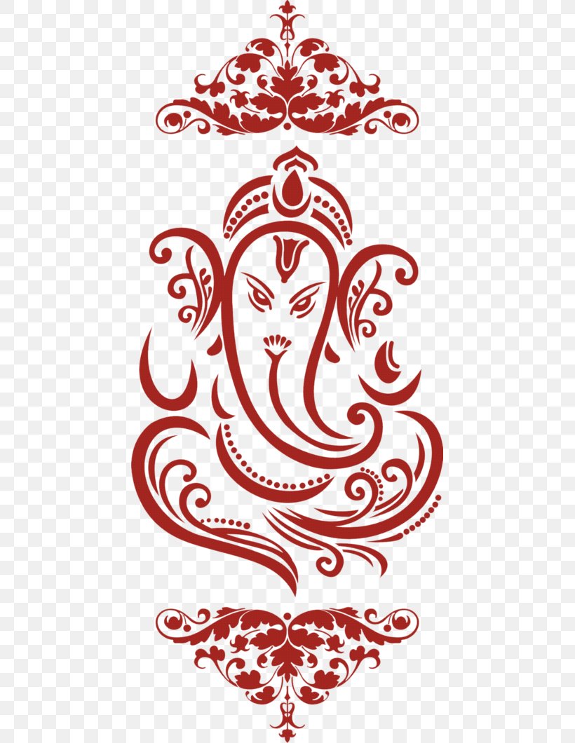 Ganesha Wedding Invitation Clip Art, PNG, 445x1060px, Ganesha, Area, Art, Black And White, Calligraphy Download Free