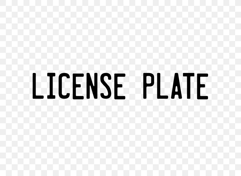 Vehicle License Plates Car Open-source Unicode Typefaces Font, PNG, 600x600px, Vehicle License Plates, Area, Black, Black And White, Brand Download Free