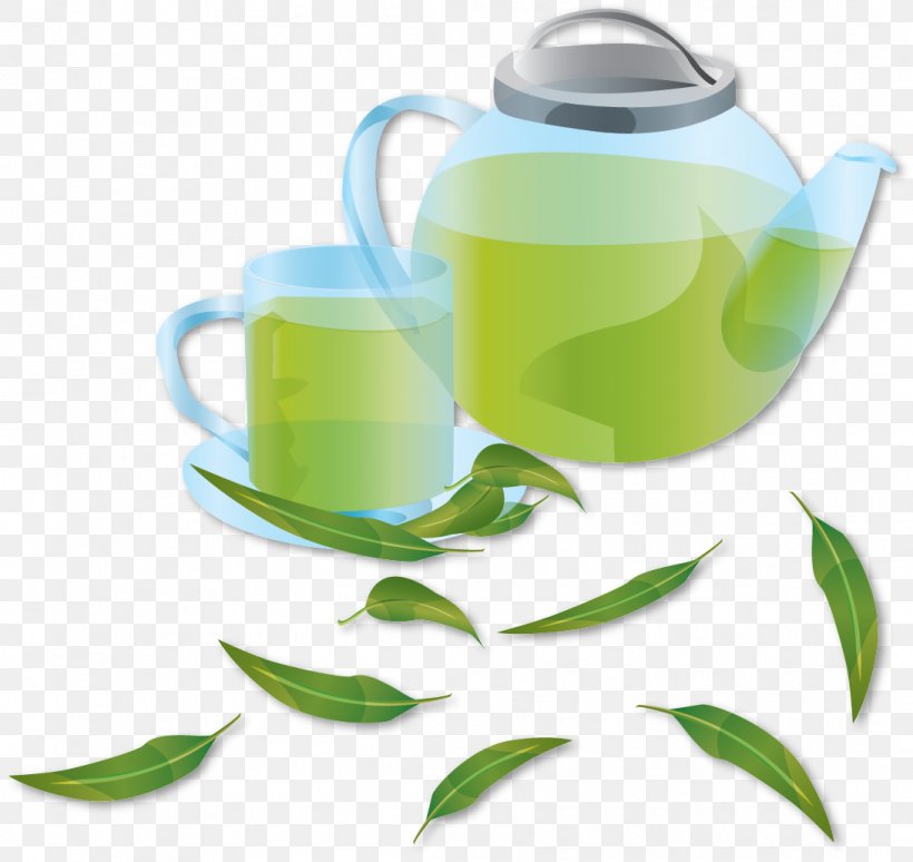 Green Tea Coffee Flowering Tea Teapot, PNG, 1092x1031px, Tea, Coffee, Coffee Cup, Cup, Drink Download Free