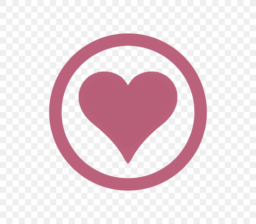Heart Pink Logo Magenta Circle, PNG, 720x720px, Heart, Logo, Love, Magenta, Oval Download Free