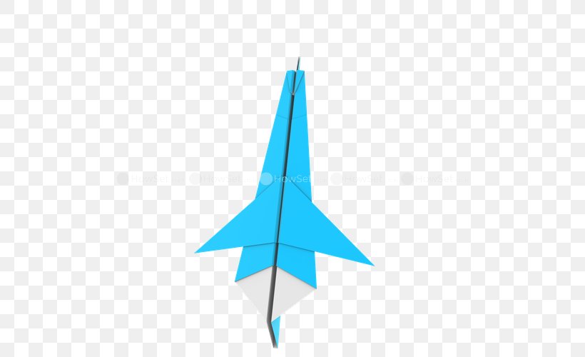 How To Make Origami Origami Paper Airplane, PNG, 500x500px, How To Make Origami, Airplane, Android, Art Paper, Azure Download Free