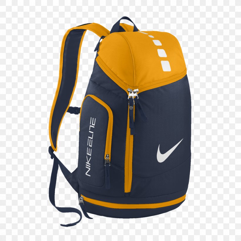 nike elite backpack blue and yellow