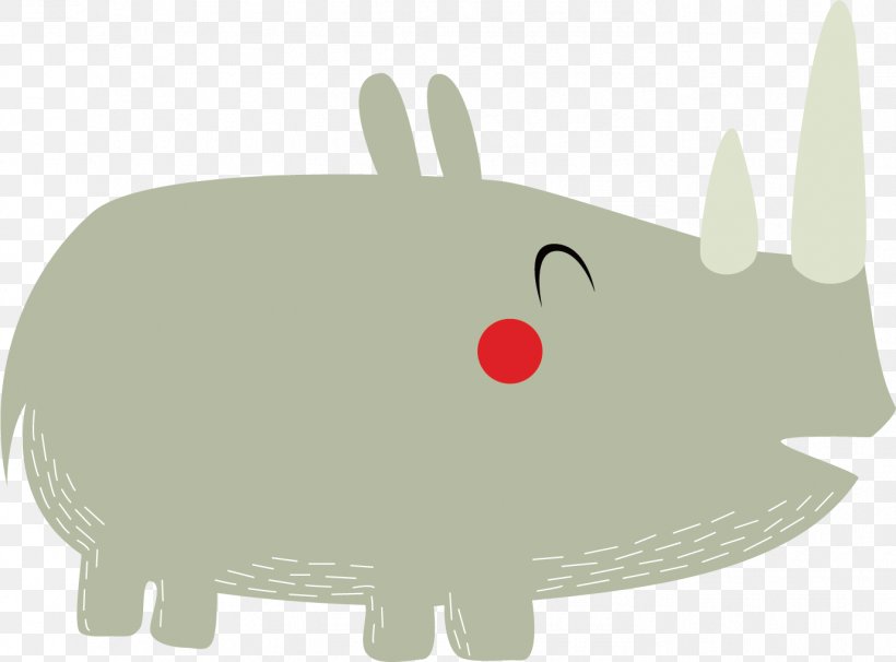 Rhinoceros 3D Rabbit, PNG, 1377x1019px, Rhinoceros, Cartoon, Computer Graphics, Fauna, Grass Download Free