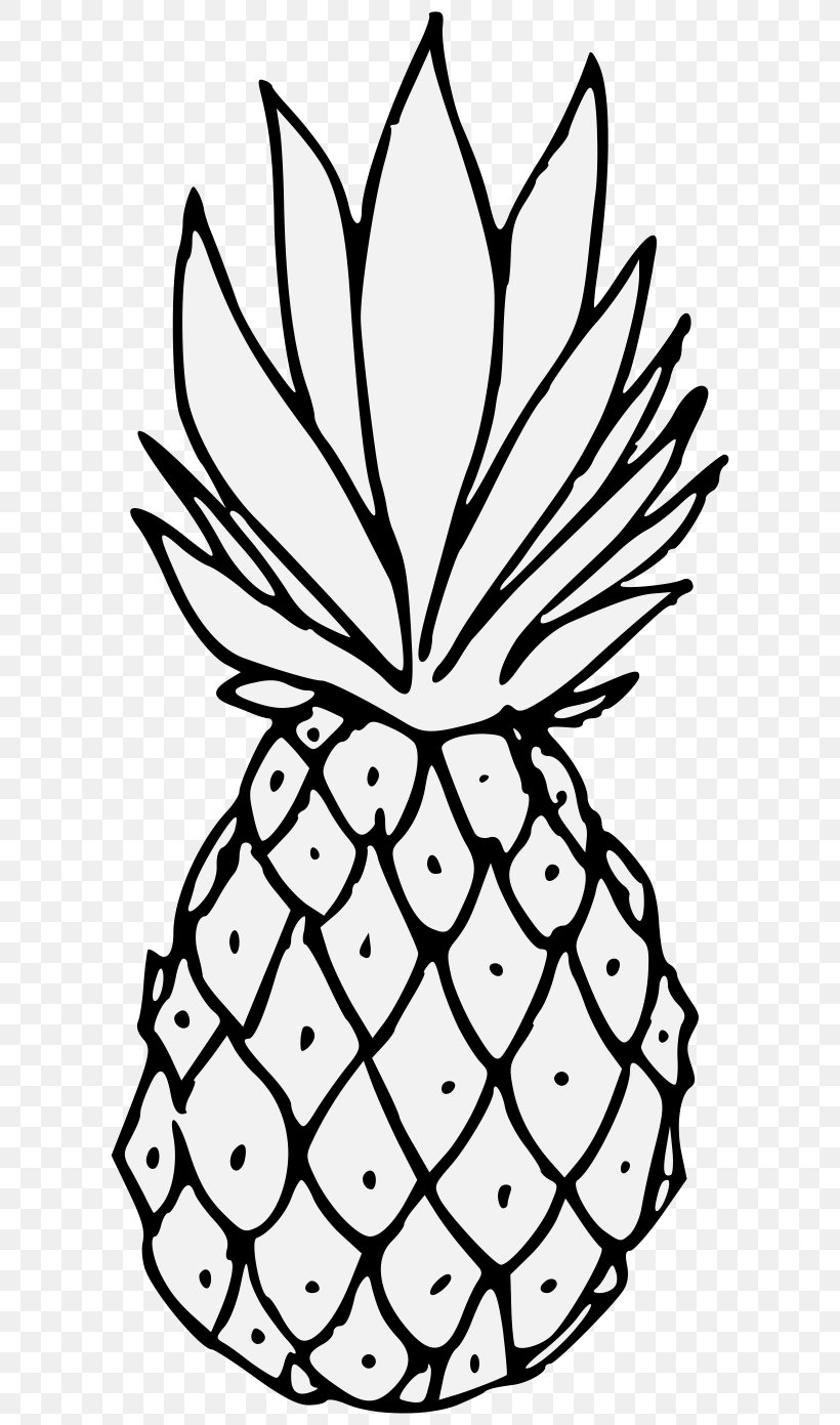 Pineapple Food Drawing Art Clip Art, PNG, 620x1391px, Pineapple, Art, Artwork, Beak, Black And White Download Free