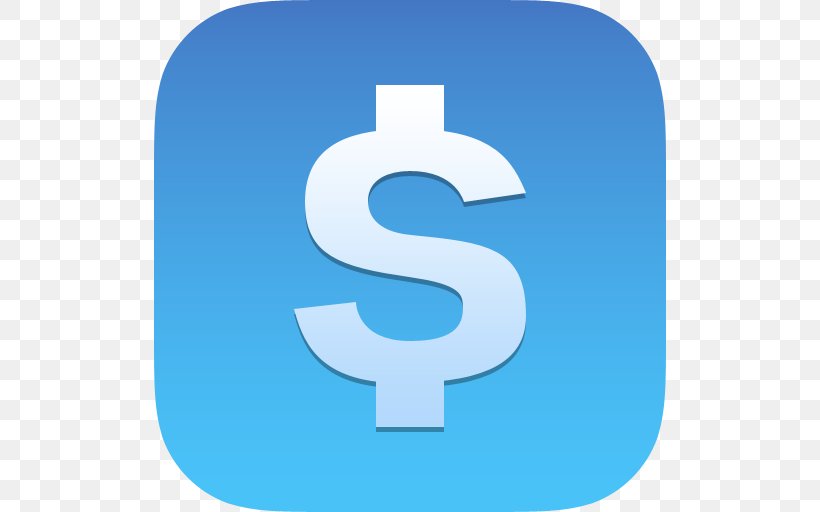 Dollar Sign United States Dollar Currency, PNG, 512x512px, Dollar Sign, Azure, Blue, Brand, Currency Download Free