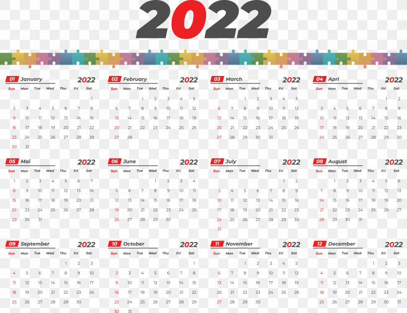 2022 Yeary Calendar 2022 Calendar, PNG, 3327x2558px, Calendar System, Royaltyfree, Template, Text Download Free