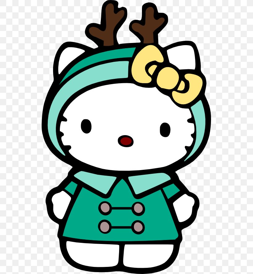 Hello Kitty Drawing Christmas Clip Art, PNG, 549x886px, Hello Kitty, Animation, Artwork, Cartoon, Christmas Download Free