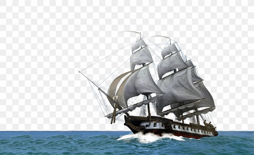 Sail Brigantine Clipper Ship Of The Line Full-rigged Ship, PNG, 1024x626px, Sail, Baltimore Clipper, Barque, Boat, Brig Download Free