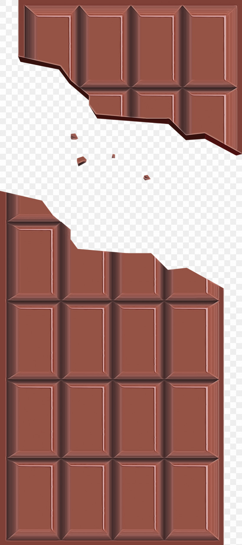 Chocolate Bar, PNG, 1334x2999px, Unwrapped Chocolate Bar, Brick, Brown, Cartoon Chocolate Bar, Chocolate Download Free