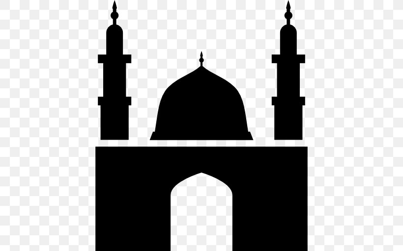 Minaret Mosque Islam, PNG, 512x512px, Minaret, Arch, Bell, Black And White, Building Download Free