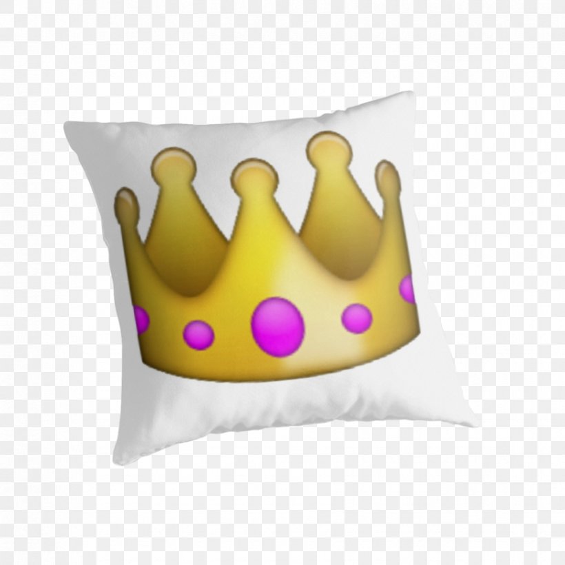 Emoji Sticker IPhone Emoticon, PNG, 875x875px, Emoji, Crown, Cushion, Drawing, Emoticon Download Free