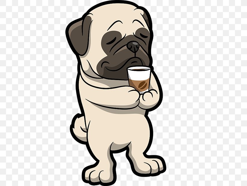 Pug Puppy Dog Breed Cocktail Clip Art, PNG, 618x618px, Pug, Alcoholic Drink, Bar, Carnivoran, Cartoon Download Free