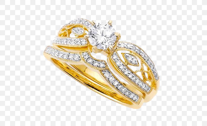 Wedding Ring Engagement Ring Diamond, PNG, 500x500px, Wedding Ring, Bling Bling, Body Jewelry, Bride, Brilliant Download Free