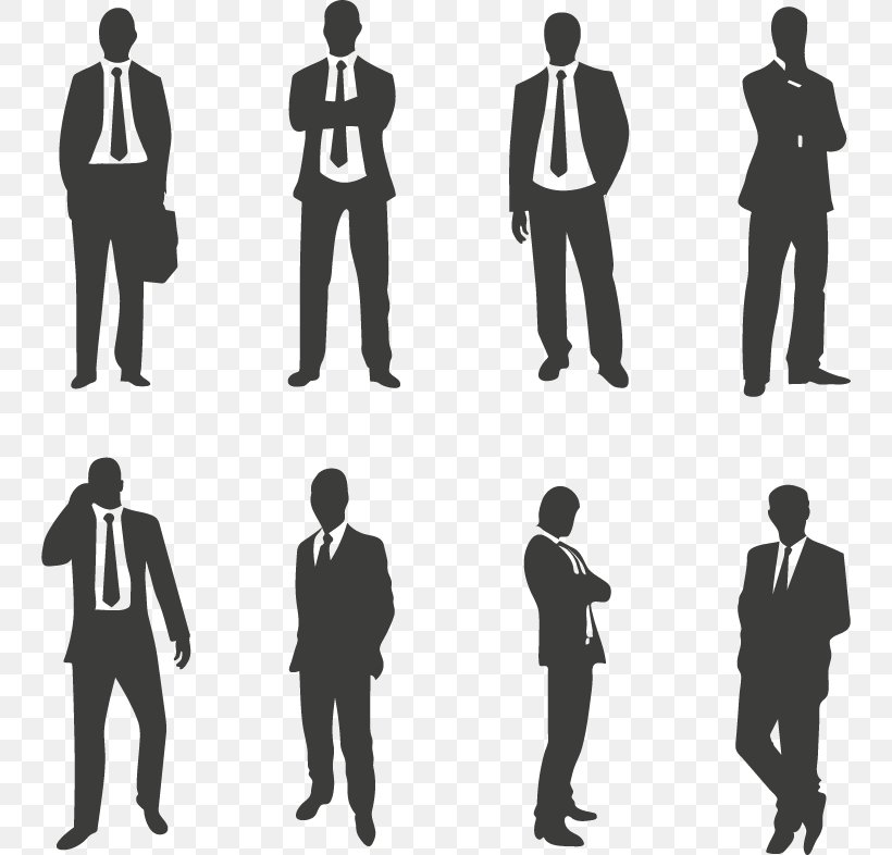 Businessperson Silhouette, PNG, 744x786px, Businessperson, Black And White, Brand, Business, Business Consultant Download Free