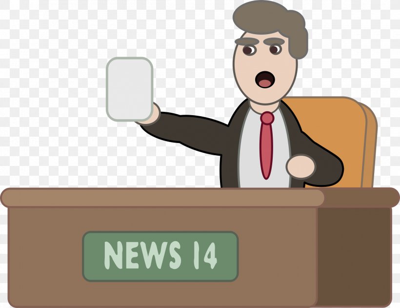 Commentator News Cartoon Clip Art, PNG, 2400x1848px, Commentator, Brand, Business, Cartoon, Communication Download Free