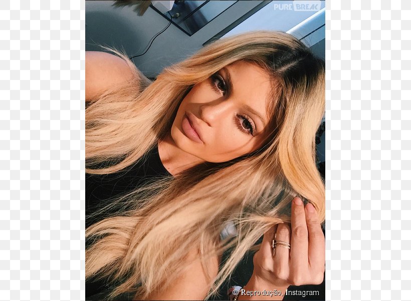 Kylie Jenner Blond Keeping Up With The Kardashians Hair Coloring Human Hair Color, PNG, 623x602px, Watercolor, Cartoon, Flower, Frame, Heart Download Free