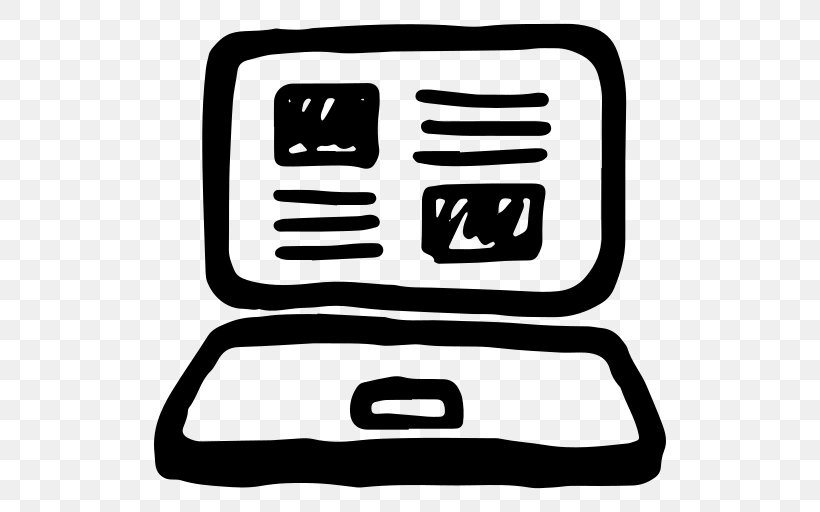 Laptop Computer Monitors Clip Art, PNG, 512x512px, Laptop, Area, Auto Part, Black And White, Brand Download Free
