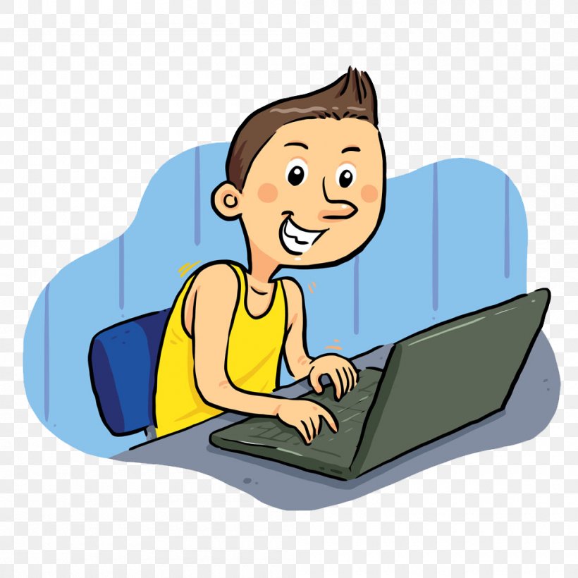 Laptop Royalty-free Clip Art, PNG, 1000x1000px, Laptop, Cartoon, Child, Communication, Computer Download Free