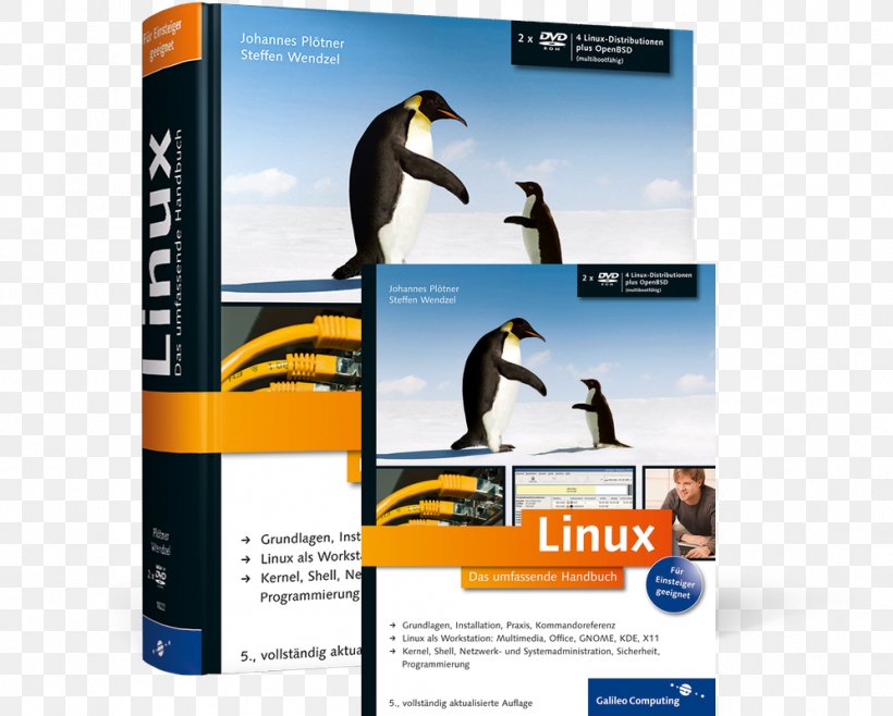 Linux: Das Umfassende Handbuch ; [2x DVD-ROM 6 Distributionen (multibootfähig)] Shell-Programmierung: Das Umfassende Handbuch Reference Work, PNG, 996x800px, Linux, Advertising, Book, Brand, Compendium Download Free