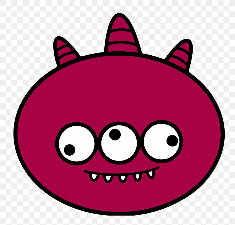 Monster Head Halloween, PNG, 2500x2395px, Monster, Cartoon, Halloween, Head, Smiley Download Free