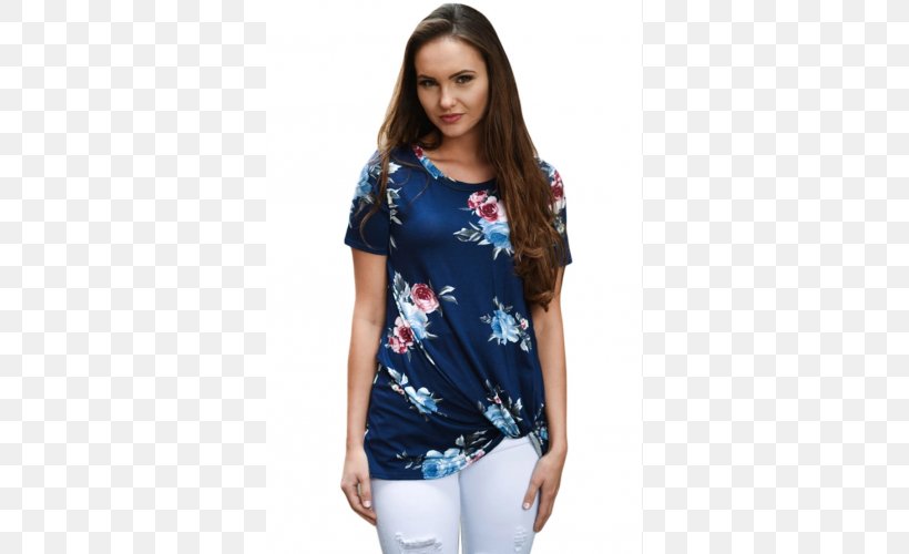 T-shirt Sleeve Clothing Top Woman, PNG, 500x500px, Tshirt, Bell Sleeve, Blouse, Blue, Casual Wear Download Free