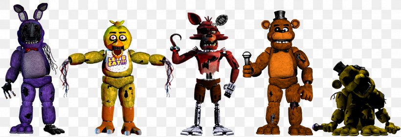 Five Nights At Freddy's 2 Five Nights At Freddy's 4 Five Nights At Freddy's: Sister Location FNaF World Animatronics, PNG, 1988x683px, Five Nights At Freddy S 2, Action Figure, Action Toy Figures, Animal Figure, Animatronics Download Free